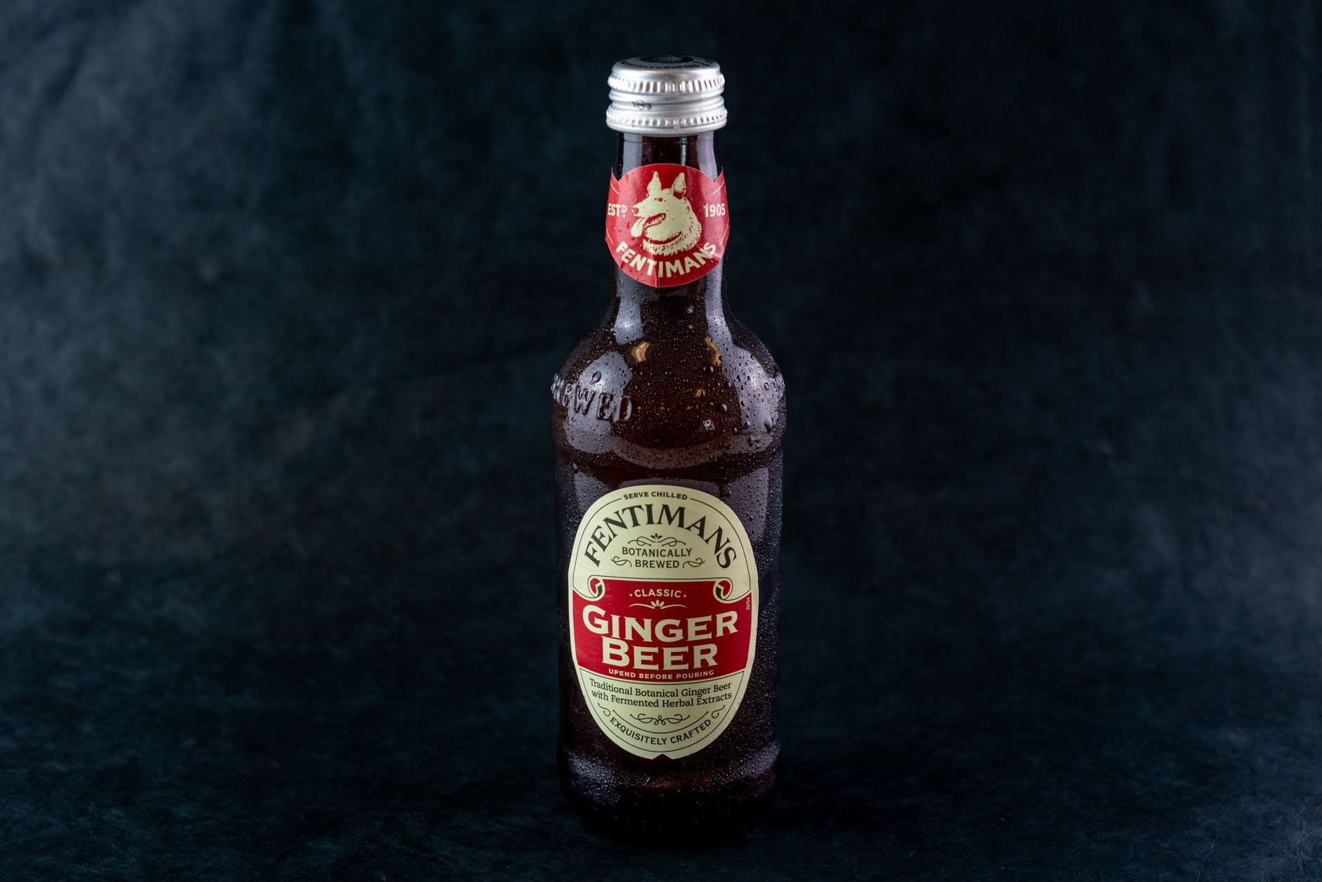 Bottles of ginger beer