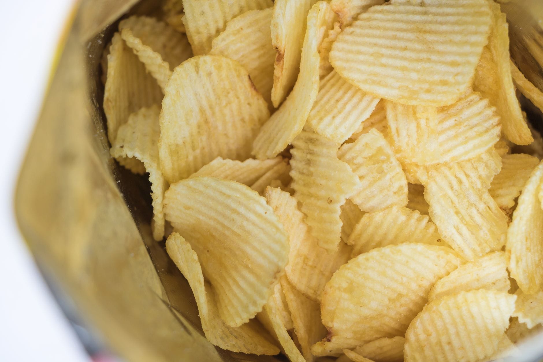 Packaged processed snack food